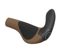 Ergo GP3 Evo BioKork Grips / Bar Ends - Black / Brown / Small
