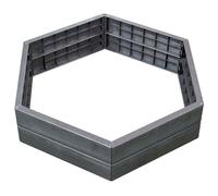 ergo-Hochbeet-System, Incl. Plug IN Connector, Plastic, H 25 CM 6er Set Plants