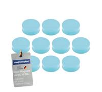 Ergo Large Magnets, Diameter 34 mm x 12.5 mm, Pack of 10 Baby Blue