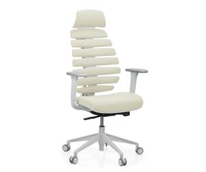 ERGO LINE W | Fabric - Professional Office Chair Salted Caramel