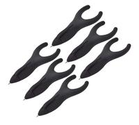 Ergo-Sof Retractable Ballpoint Pen, Black, Black Ink, Pack of 6