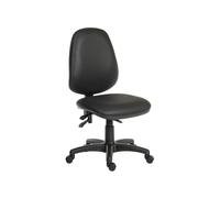 Ergo Trio High Back Polyurethane Operator Office Chair, Without Arms, Express Delivery