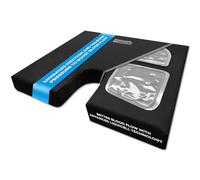 Ergo21 LiquiCell Coccyx Seat Cushion for Wheelchair, Office Chair, Car, Tailbone Pain Relief, Lower Back & Sciatica Buttock Pain, Coccyx Pillow for Sitting (17.5" W x 15.5" L x 2" H)