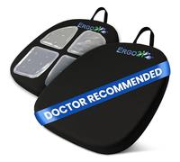 ERGO21 Travel Seat Cushion for Airplane, Car, Truck, Long Flights & Drive | Must Have Travel Accessories for Long Trips | Foldable Butt Pillow for Tailbone & Back Pain Relief
