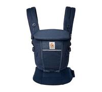 Ergobaby Adapt Baby Carrier for Newborns to Toddlers 0-48 Months | 3-Position Breathable Mesh Baby Carrier with Ergonomic Support - 7-45 lbs / 3.2-20.4 kg, Midnight Blue