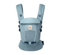 Ergobaby Adapt Carrier for Newborns, from Birth, 3 Positions, SoftFlex Mesh, Ergonomic Baby Front-Inward and Back Carry Position, Slate Blue