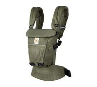Ergobaby Adapt Carrier for Newborns from Birth, 3 Positions SoftFlex Mesh, Ergonomic Baby Front-Inward and Back Carry Position, Olive Green