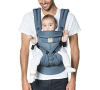 Ergobaby Baby Carrier, 4-Position Omni 360 Cool Air Mesh for Newborn to Toddler (0-3 yrs), Ergonomic Child Carrier & Backpack, Oxford Blue