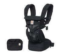 Ergobaby Baby Carrier Omni 360 Cool Air Mesh, 4-Positions for Newborn to Toddler (0-3 yrs), Ergonomic Child Carrier & Backpack, Onyx Black