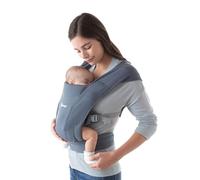 Embrace Baby Carrier for Newborns from Birth Extra Soft Ergonomic with Head Support Oxford Blue