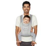 Ergobaby Embrace Cozy Newborn Baby Wrap Carrier (7-25 Pounds), Soft Air Mesh, Soft Grey