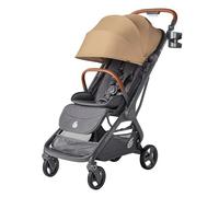 Ergobaby Metro 3 Deluxe Pushchair Buggy with Reclining Function, Baby Buggy from Birth to 22kg (0-4 Years), one-Hand fold and car seat Compatible, Camel