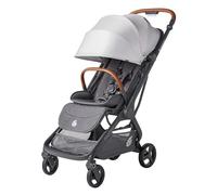 Ergobaby Metro 3 Deluxe Pushchair Buggy with Reclining Function, Baby Buggy from Birth to 22kg (0-4 Years), one-Hand fold and car seat Compatible, Pearl Grey