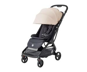 Ergobaby Metro3 Pushchair Stroller with Reclining Function, Baby Buggy from Birth to 22kg (0-4 Years), Foldable and car seat Compatible, Height-Adjustable Handle, Ergonomic seat, Natural Beige