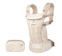 Ergobaby Omni Breeze Baby Carrier for Newborns, from Birth to 20.4 kg, 4 Positions, SoftFlex Mesh, Ergonomic Baby Front-Inward and Back Carry Position, Graphite Grey