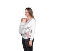 Ergobaby Omni Breeze Carrier for Newborns, from Birth to 20.4 kg, 4 Positions, SoftFlex Mesh, Ergonomic Baby Front-Inward and Back Carry Position, Pearl Grey
