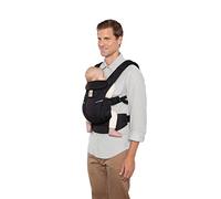 Ergobaby Omni Breeze Carrier for Newborns, from Birth to 20.4 kg, 4 Positions, SoftFlex Mesh, Ergonomic Baby Front-Inward and Back Carry Position, Onyx Black