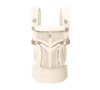 Ergobaby Omni Classic Baby Carrier for Newborns to Toddlers 0-48 Months | 4-Position Breathable Mesh Baby Carrier with Ergonomic Support - 7-45 lbs / 3.2-20.4 kg, Luminous Ivory