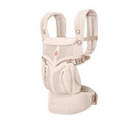 Ergobaby Omni Classic Baby Carrier for Newborns to Toddlers 0-48 Months | 4-Position Breathable Mesh Baby Carrier with Ergonomic Support - 7-45 lbs / 3.2-20.4 kg, Natural Beige