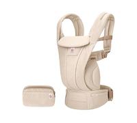 Ergobaby Omni Deluxe All-in-One Baby Carrier for Newborns from Birth up to 20kg, Ergonomic 4-Position mesh Baby Carrier Back Carrier Travel System, Natural Beige