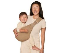 Ergobaby Upsie Sling Baby Hip Carrier, Ergonomic Hip Carrier for Babies and Toddlers from 6 Months (7.7-20.4 kg), Spontaneous Switching Between Walking and Being Carried, Camel