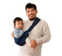 Ergobaby Upsie Sling Baby Hip Carrier, Ergonomic Hip Carrier for Babies and Toddlers from 6 Months (7.7-20.4 kg), Spontaneous Switching Between Walking and Being Carried, Midnight Blue