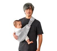 Ergobaby Upsie Sling Baby Hip Carrier, Ergonomic Hip Carrier for Babies and Toddlers from 6 Months (7.7-20.4 kg), Spontaneous Switching Between Walking and Being Carried, Pearl Grey