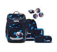 ergobag cubo School bag set 5-piece blue