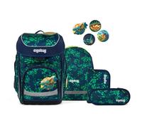 ergobag cubo School bag set 5-piece petrol