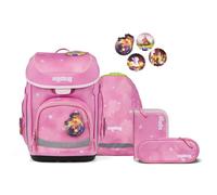 ergobag cubo School bag set 5-piece pink