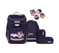 ergobag cubo School bag set 5-piece purple