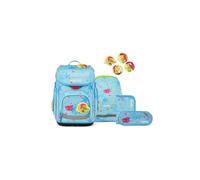 ergobag Cubo Set Ergonomic School Bag Classic 5-Piece 1st Class Primary School, Bear Witch - Blue, One Size