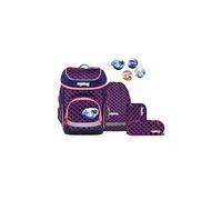 ergobag cubo School bag set 5-piece purple