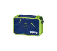 ergobag Large Pencil Case Set 40 Pieces with Coloured Pencils and Lyra Markers, Ruler, Scissors and Coin Purse, Ideal for School