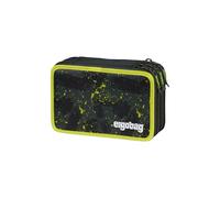 ergobag Maxi Pencil Case Set, 40 Pieces, Lyra Colouring and Felt Tip Pens, Change Compartment, Ruler, Scissors Combine Harvester Bear - Grey