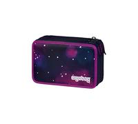 ergobag Maxi Pencil Case Set, 40 Pieces, Lyra Colouring and Felt Tip Pens, Change Compartment, Ruler, Scissors, Bärlaxy - Purple, standard size, Maxi pencil case