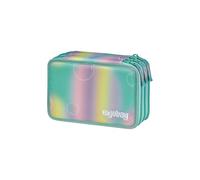 ergobag Maxi Pencil Case Set, 40 Pieces, Lyra Colouring and Felt Tip Pens, Change Compartment, Ruler, Scissors, ZauBärwelt - Mint