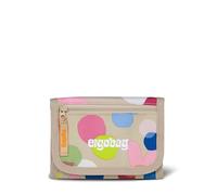 ergobag Neck Pouch, Mini Wallet with Change Compartment, Viewing Window for Girls and Boys, Blossom Taubär - Beige, standard size, Neck pouch