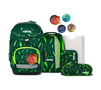 ergobag Pack School bag set 6-piece green