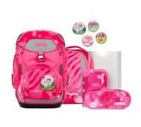ergobag Pack School bag set 6-piece pink
