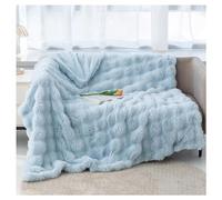 Ergocar Blanket, Faux Rabbit fur Throw Blanket, Reversible Soft Warm Throw Blankets, Elegant Cozy Throw Decorative Blanket, for Your Sofa, Bed, Armchair, Garden and More