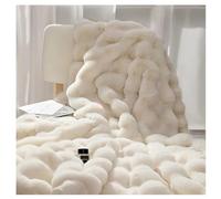 Ergocar Blanket, Faux Rabbit fur Throw Blanket, Reversible Soft Warm Throw Blankets, Elegant Cozy Throw Decorative Blanket, for Your Sofa, Bed, Armchair, Garden and More