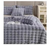 Ergocar Blanket, Faux Rabbit fur Throw Blanket, Reversible Soft Warm Throw Blankets, Elegant Cozy Throw Decorative Blanket, for Your Sofa, Bed, Armchair, Garden and More