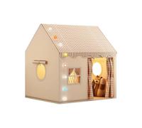 Ergocar Children's Tent Indoor Outdoor Tent With Cushions, Ball Lights, Clouds, Butterflies, Suitable For Toddlers, Boys And Girls Birthday Gift Room Decoration