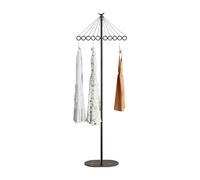 Ergocar Coat Rack, with 10 Hooks, Creative Decorative Metal Hanger, Entrance Hanger, Cloak Rack with Rock Plate Base, for Hanging Clothes, Jackets, Hats, Umbrellas