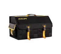 Ergocar Collapsible Multi Compartment Car Organiser with Removable Partition, Non Slip Bottom, Waterproof Durable Multipurpose Car Boot Tidy