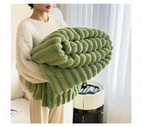 Ergocar Faux Rabbit fur Throw Blanket, Reversible Thickening Blanket, Soft Warm Throw Blankets, Elegant Cozy Throw Decorative Blanket, for Your Sofa, Bed, Armchair, Garden and More