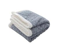 Ergocar Fleece Blanket, Reversible Soft Warm Fluffy Thick Throw Blankets, Jacquard Coral Fleece Blanket, Sherpa Fleece Throw Blanket, Winter Blanket for Bed Couch Sofa