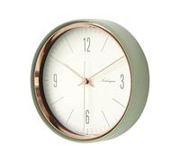 Ergocar Metal Hanging Clock, Modern Static Scanning Mechanical Circular Metal Hanging Clock. Suitable For Living Rooms, Kitchens, And Office