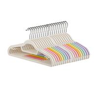 Ergocar Plastic Hanger Rainbow Anti -Slip Non -Traceless Hanger Saves Space Hanger Heavy Colored Hanger Suitable For Shirts, Dress, Gravita Hanger, Durable Versatile Color Clothes Hanger
